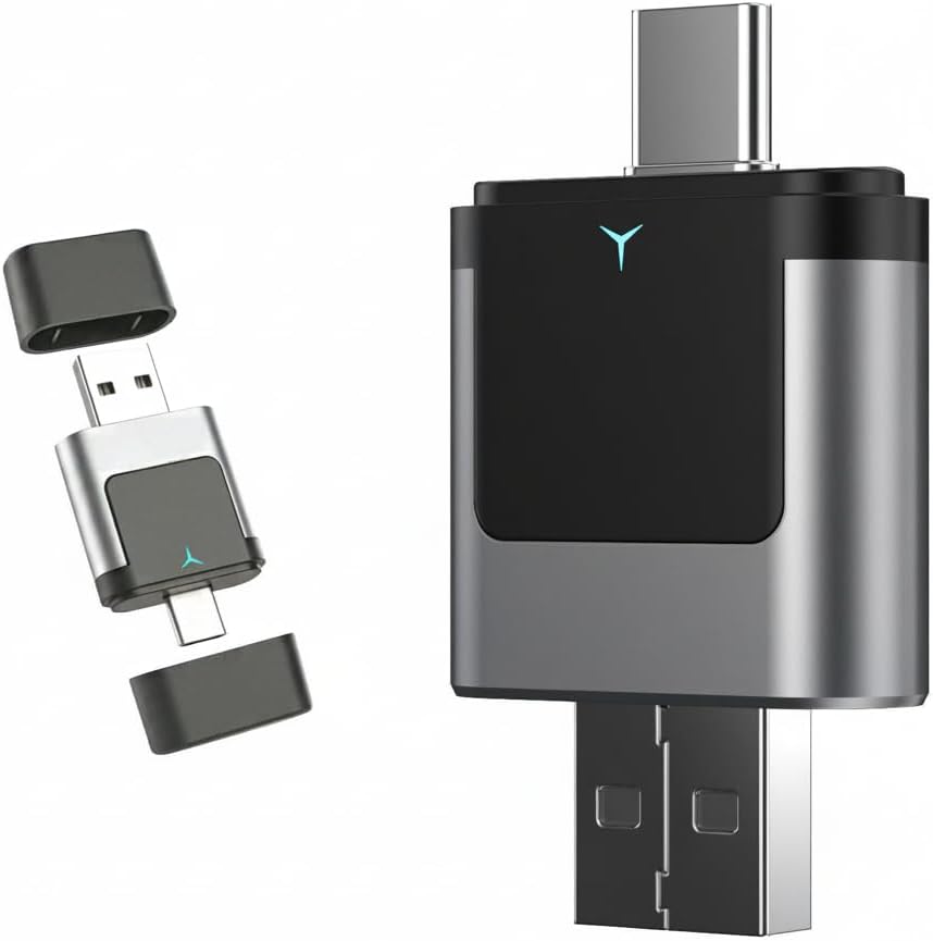 Hyphoon dual-connector USB-A and USB-C wireless adapter