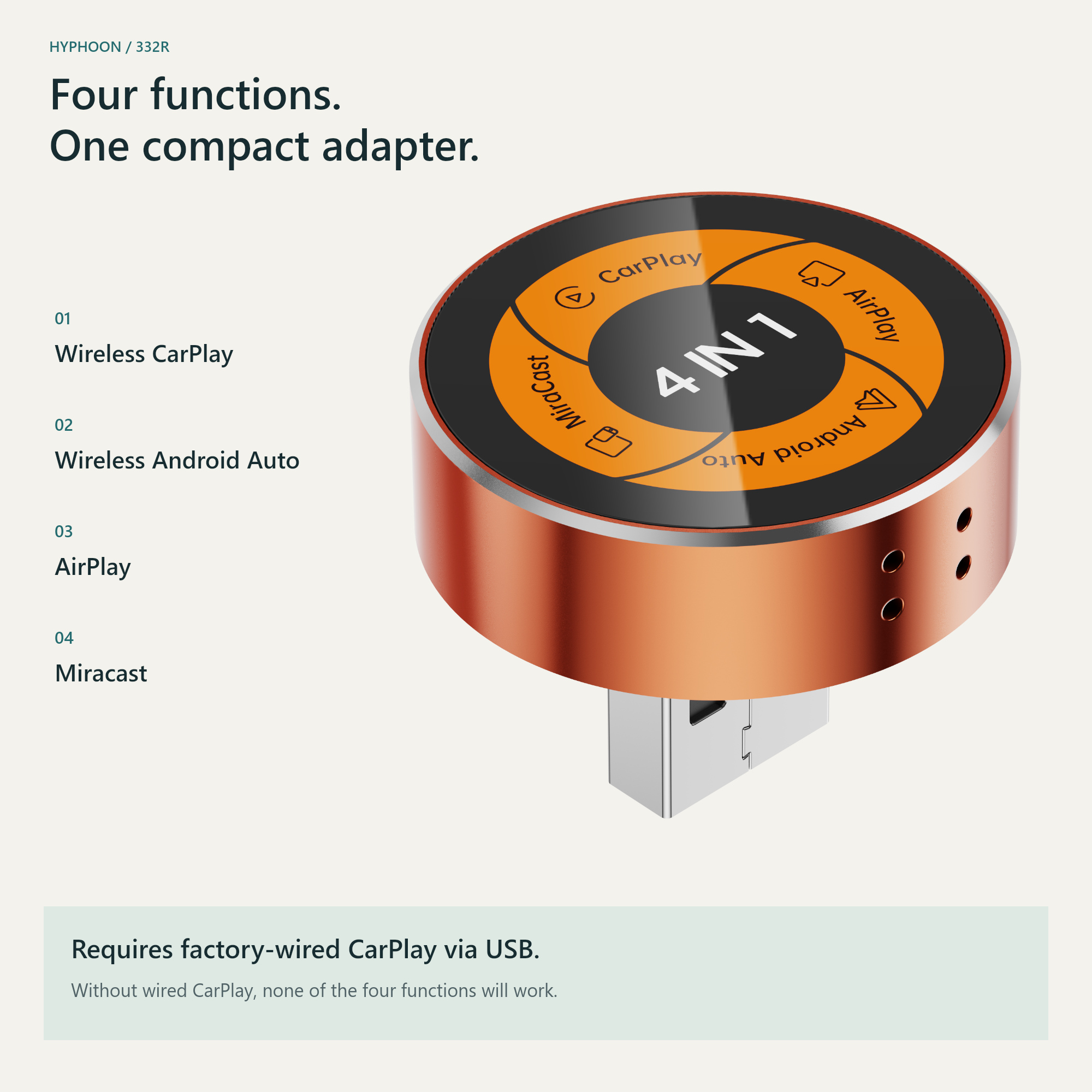 Hyphoon 332R four-in-one product detail 1